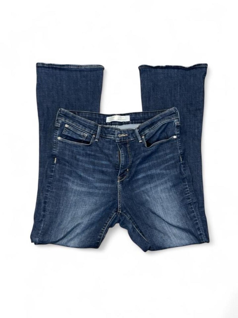 Signature by Levi Strauss Women's Dark Blue Wide Leg Jeans